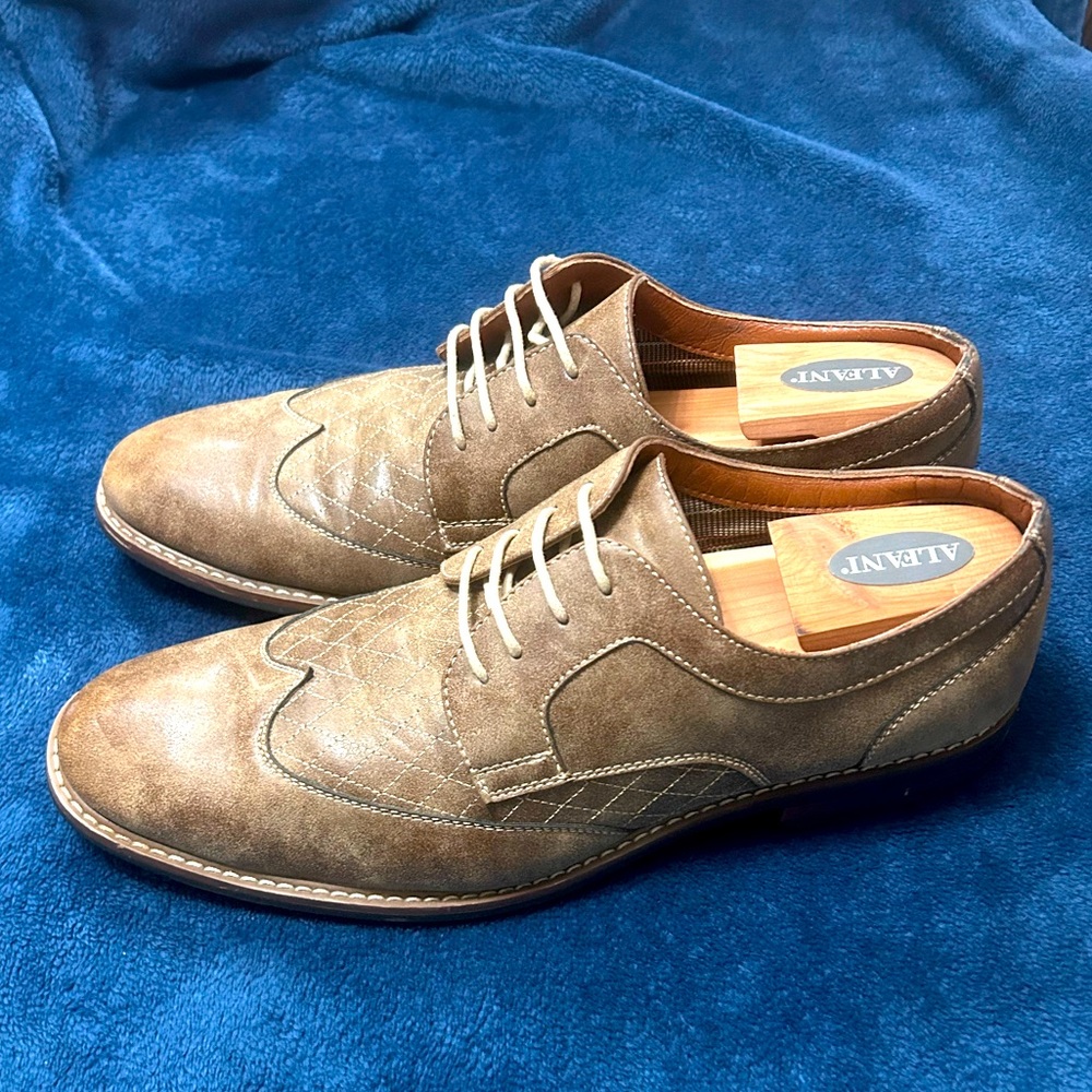 Ferro Aldo Khaki Oxford Laceup